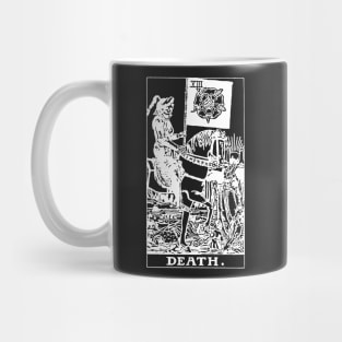 Death Tarot Card T Shirt Mug